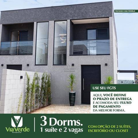 Casa à venda em Cotia, Centro, com 3 quartos, com 98 m², Via Verde Residencial